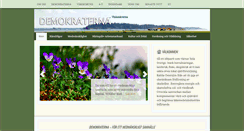 Desktop Screenshot of demokraterna.org