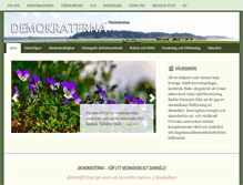 Tablet Screenshot of demokraterna.org